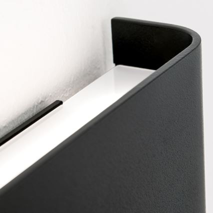 LED Φωτιστικό τοίχου ACCENT LED/14W/230V μαύρο