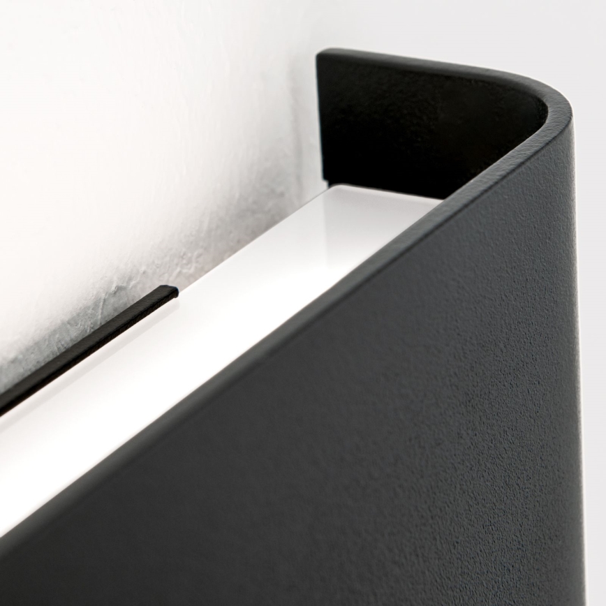 LED Φωτιστικό τοίχου ACCENT LED/14W/230V μαύρο