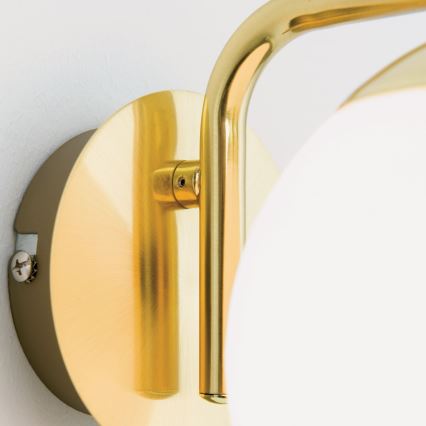 Επιτοίχιο φωτιστικό MADIS 1xE14/40W/230V χρυσό