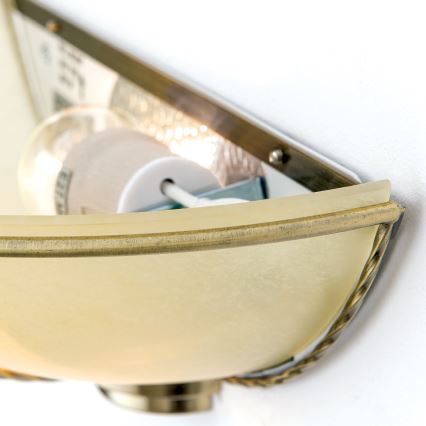 Επιτοίχιο φωτιστικό MAURO 1xE27/60W/230V μπρονζέ