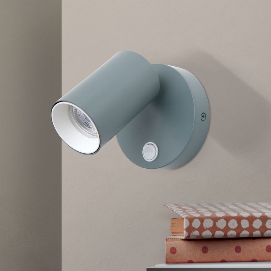 Orion - Επιτοίχιο φωτιστικό σποτ PENN 1xGU10/13W/230V γκρι