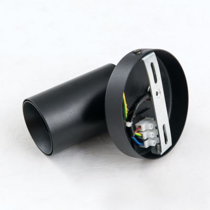 Επιτοίχιο σποτ φωτιστικό SEAN 1xGU10/13W/230V μαύρο