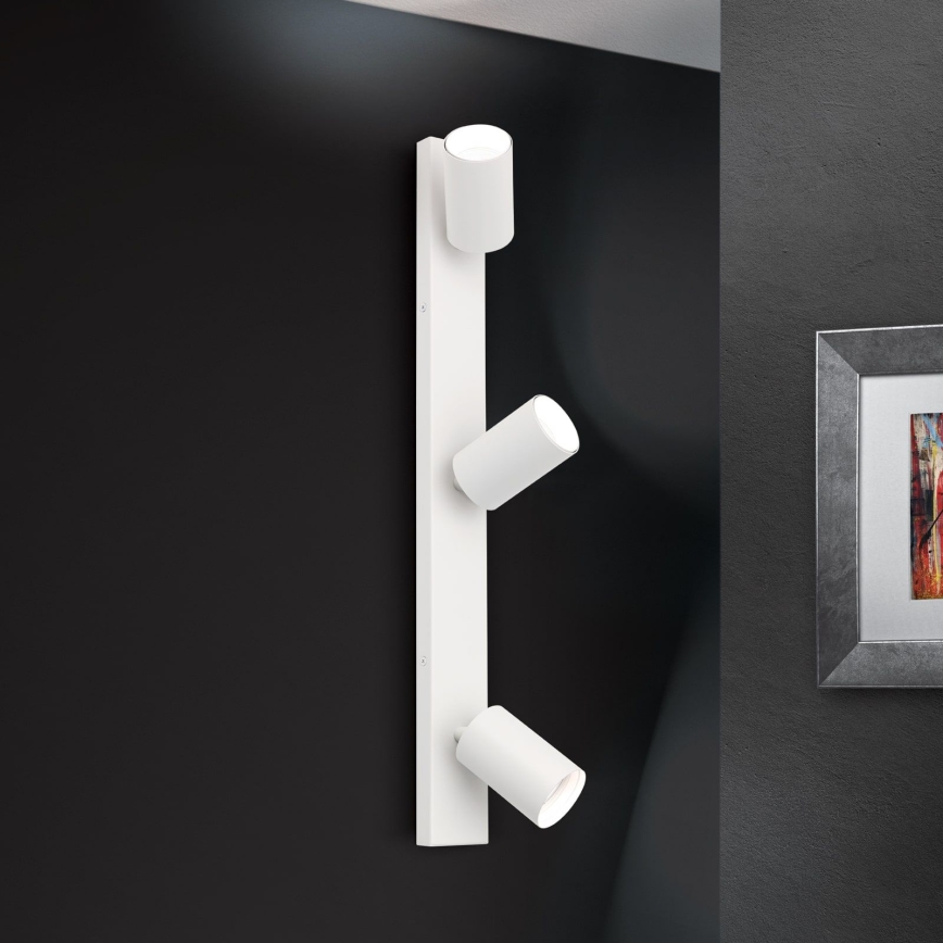 Επιτοίχιο φωτιστικό σποτ SEAN 3xGU10/13W/230V λευκό