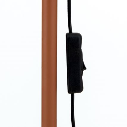 Επιδαπέδιο φωτιστικό GILI 1xE27/40W/230V σε τούβλινο χρώμα