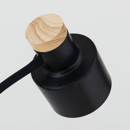 Επιδαπέδια λάμπα GILI 1xE27/40W/230V μαύρη