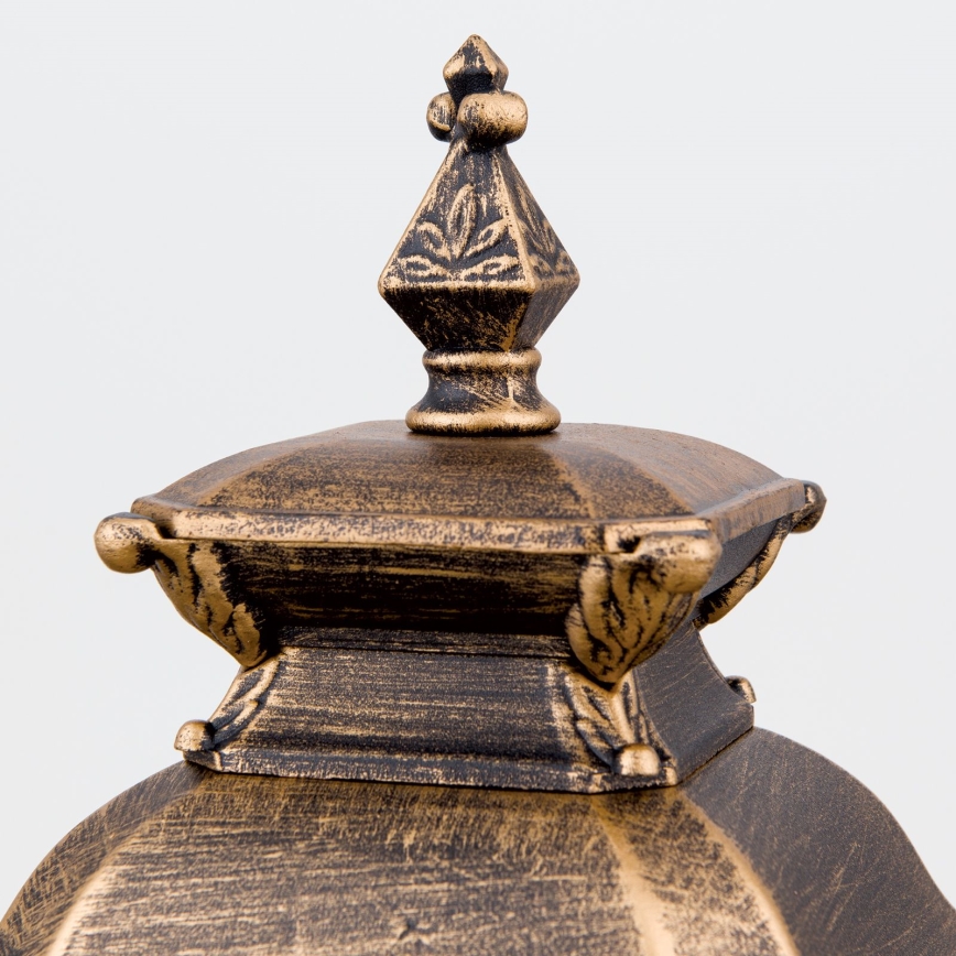 Εξωτερικό φωτιστικό AIKO 1xE27/60W/230V 59 cm IP23 μπρονζέ/πατίνα