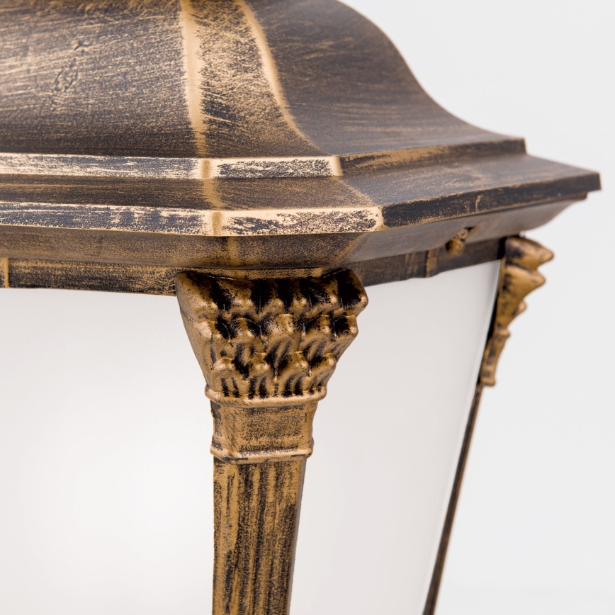 Εξωτερικό φωτιστικό AIKO 1xE27/60W/230V 59 cm IP23 μπρονζέ/πατίνα