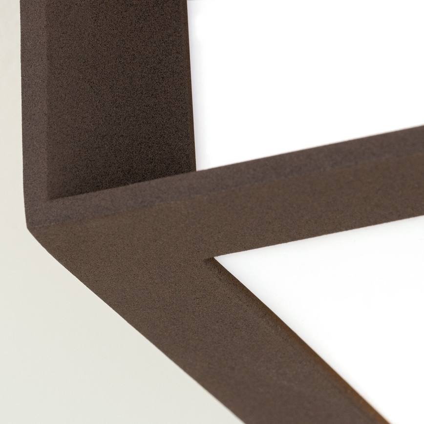 Φωτιστικό εξωτερικού χώρου HENRY 2xE27/15W/230V IP44 καφέ