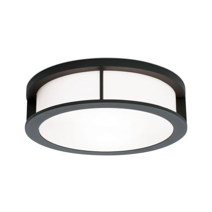 Εξωτερικό φωτιστικό HENRY 2xE27/15W/230V Ø 30 cm IP44 ανθρακί