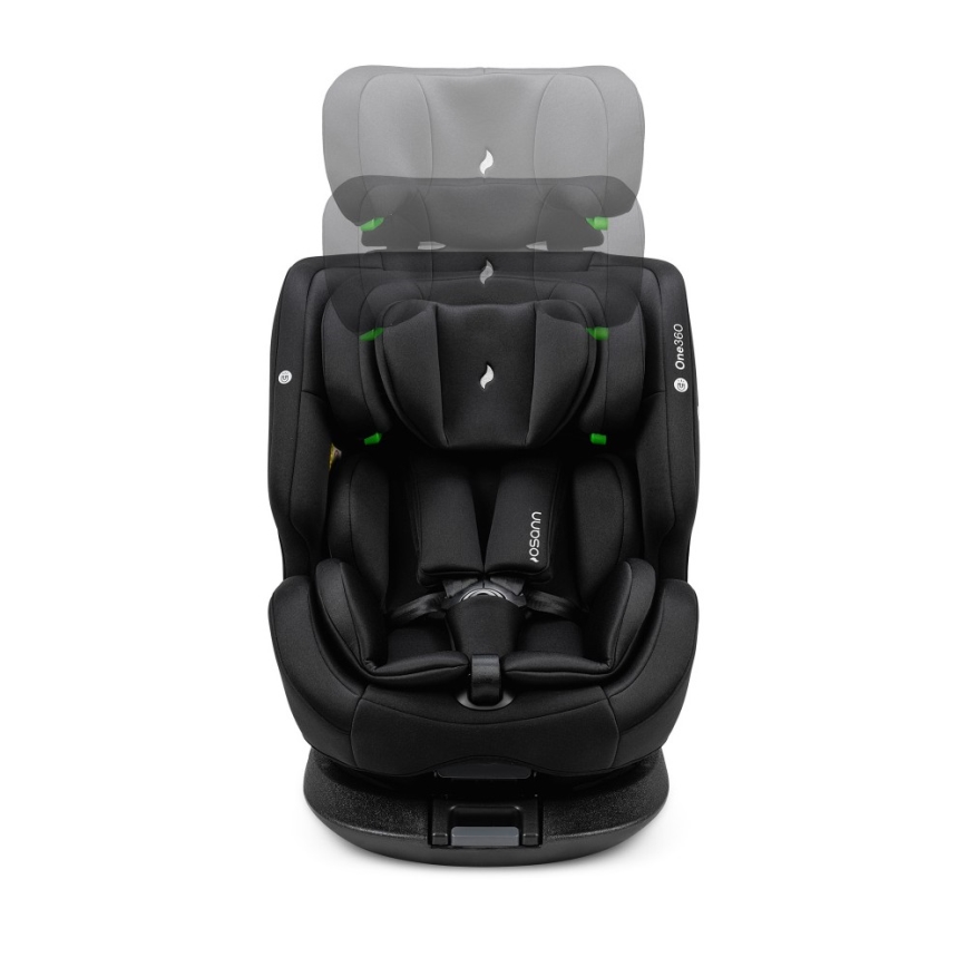 OSANN - Παιδικό κάθισμα αυτοκινήτου ONE 360 i-Size 40-150 cm Ολόμαυρο