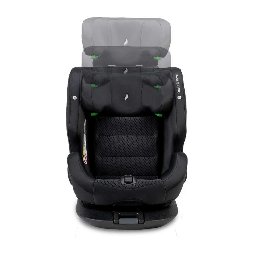 OSANN - Παιδικό κάθισμα αυτοκινήτου ONE 360 Klimax i-Size 40-150 cm Ολόμαυρο