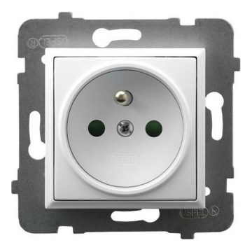 Ospel - Οικιακή πρίζα χωρίς πλαίσιο 230V ARIA λευκή