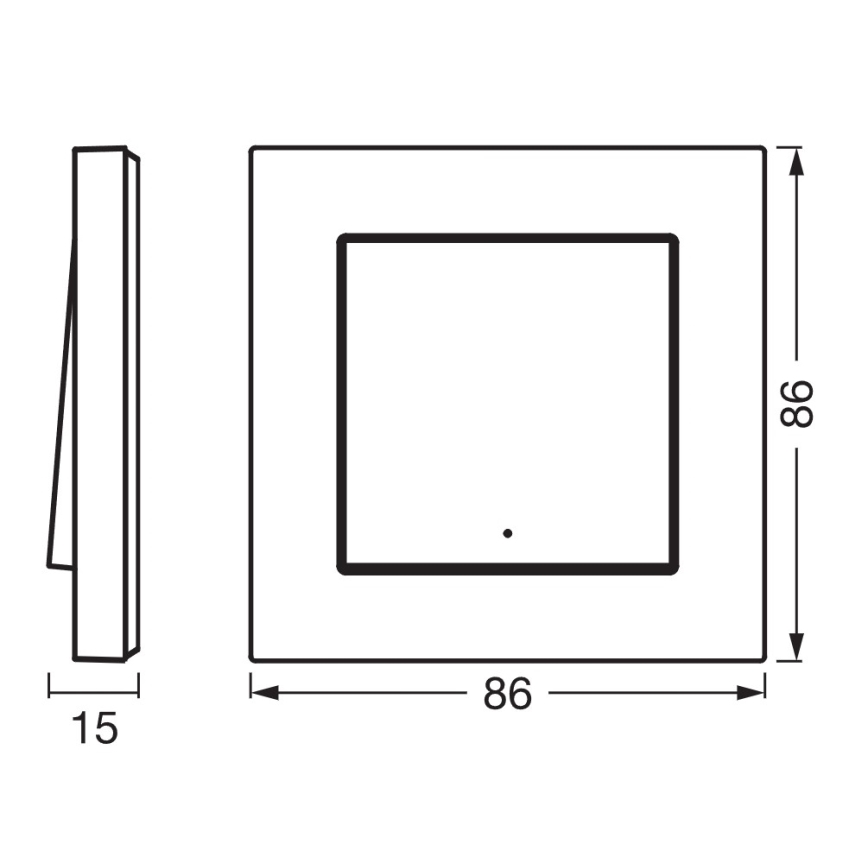 Osram - Ασύρματος διακόπτης SMART+ με 1 κουμπί, 5V, Wi‑Fi