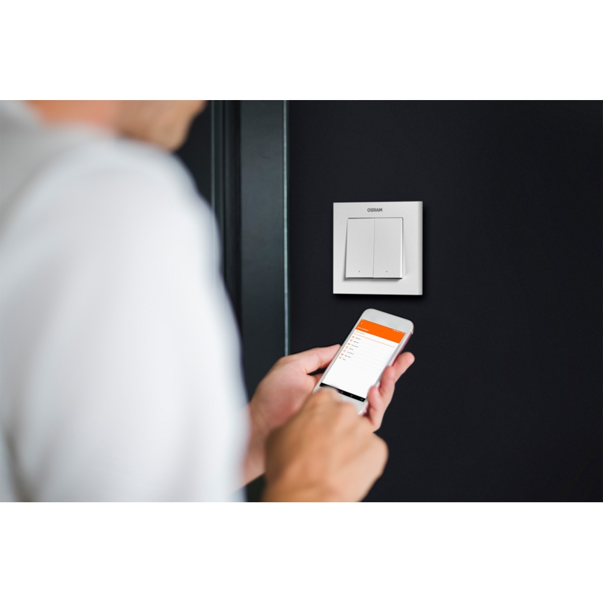Osram - Ασύρματος διακόπτης SMART+ με 2 πλήκτρα, 5V, Wi‑Fi