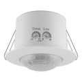 Osram - Ανιχνευτής κίνησης οροφής 360° FLUSH 230V λευκός