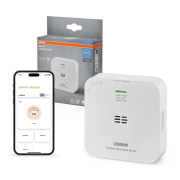 Osram - Ανιχνευτής μονοξειδίου του άνθρακα SMART+ 2xAA Wi-Fi