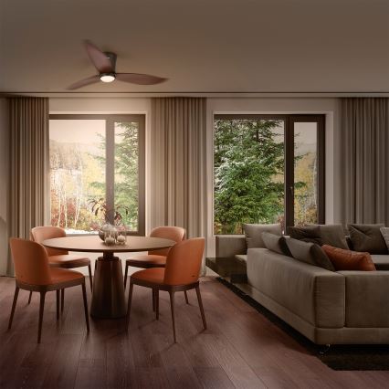 Osram - Ανεμιστήρας οροφής LED με ρυθμιζόμενο φωτισμό FOHN LED/18W/230V 3000/4000/6500K + τηλεχειριστήριο