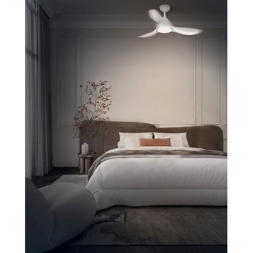 Osram - LED RGB ανεμιστήρας οροφής με ρύθμιση φωτεινότητας NORDES LED/18W/230V 3000-6500K + τηλεχειριστήριο