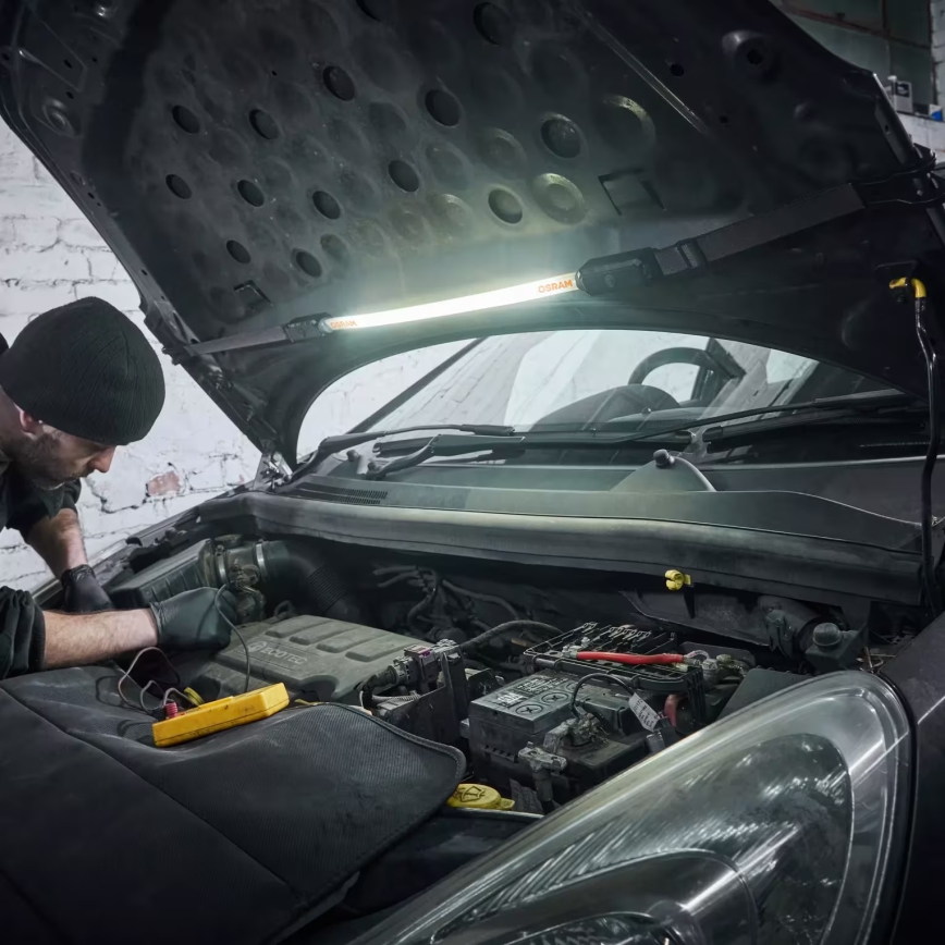 Osram - Ρυθμιζόμενος LED φακός επιθεώρησης για αυτοκίνητο LEDINSPECT INSPECTION LIGHT LED/10W/3,7V 2200 mAh