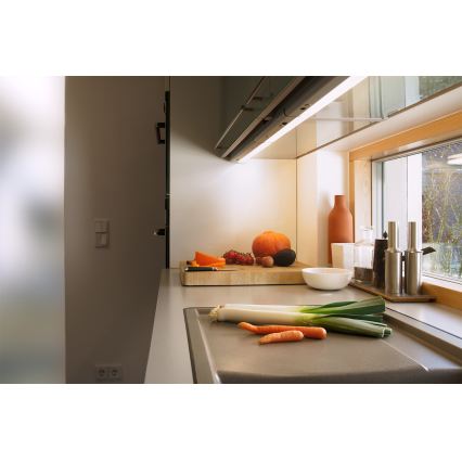 Osram - Φωτιστικό LED κάτω ντουλαπιού LINEAR LED/6W/230V 3000K 37 cm ασημί