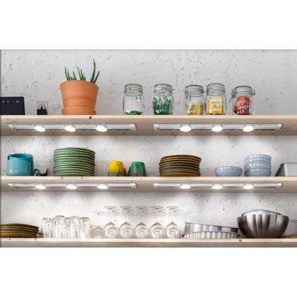 Osram - ρυθμιζόμενο φωτιστικό LED κάτω από ντουλάπια με αισθητήρα κίνησης LINEAR MAGNET LED/9,5W/230V 4000K 60 cm λευκό