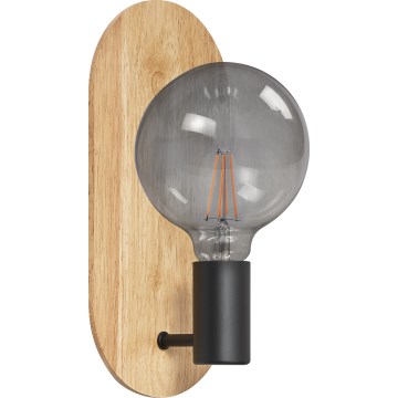 Osram - Φωτιστικό τοίχου DECOR WOOD 1xE27/8W/230V ξύλο καουτσούκ