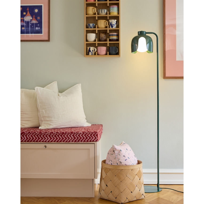 Osram - Φωτιστικό δαπέδου DECOR COROLLE 1xE27/15W/230V πράσινο