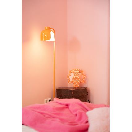 Osram - Φωτιστικό δαπέδου DECOR COROLLE 1xE27/15W/230V πορτοκαλί