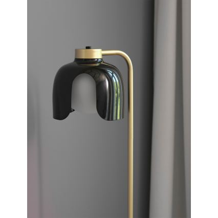 Osram - Φωτιστικό δαπέδου DECOR COROLLE 1xE27/15W/230V μαύρο/χρυσό