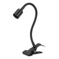 Osram - Φωτιστικό με κλιπ CLIP TUBE FLEX 1xGU10/5W/230V μαύρο