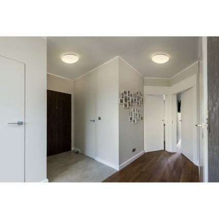 Osram - Φωτιστικό οροφής CEILING ESSENTIAL 2xE27/25W/230V, Ø 35 cm, λευκό