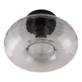 Osram - Φωτιστικό οροφής DECOR SMOKE 1xE27/12W/230V διάμ. 28 εκ. μαύρο/καπνιστό γκρι