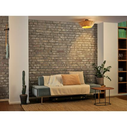 Osram - Φωτιστικό οροφής DECOR STRIPES 1xE27/10W/230V Ø 40,5 εκ. μπεζ