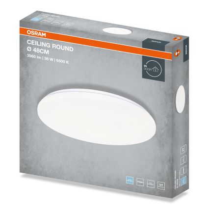 Osram - Φωτιστικό οροφής LED CEILING ROUND LED/36W/230V 6500K Ø 48 cm λευκό