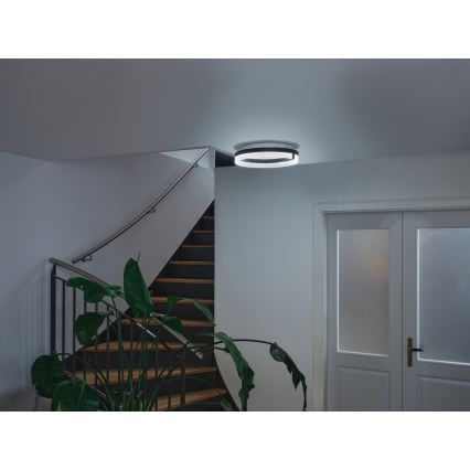 Osram - LED φωτιστικό οροφής DECOR CIRCLE LED/25W/230V 3000/4000/6500K διάμ. 40 cm μαύρο/λευκό