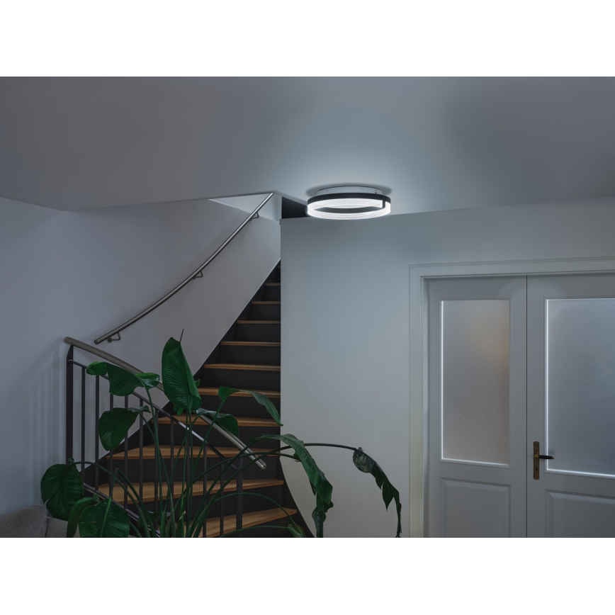 Osram - LED φωτιστικό οροφής DECOR CIRCLE LED/25W/230V 3000/4000/6500K διάμ. 40 cm μαύρο/λευκό
