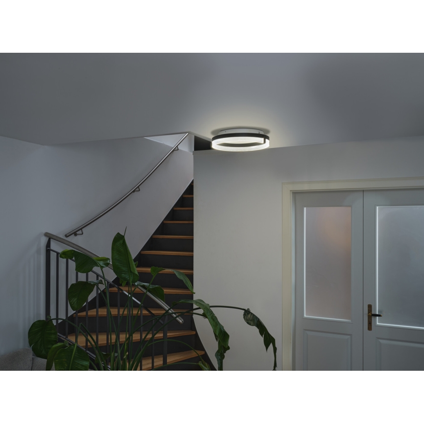 Osram - LED φωτιστικό οροφής DECOR CIRCLE LED/25W/230V 3000/4000/6500K διάμ. 40 cm μαύρο/λευκό