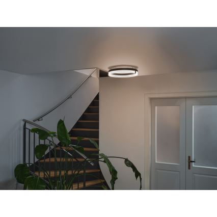 Osram - LED φωτιστικό οροφής DECOR CIRCLE LED/25W/230V 3000/4000/6500K διάμ. 40 cm μαύρο/λευκό