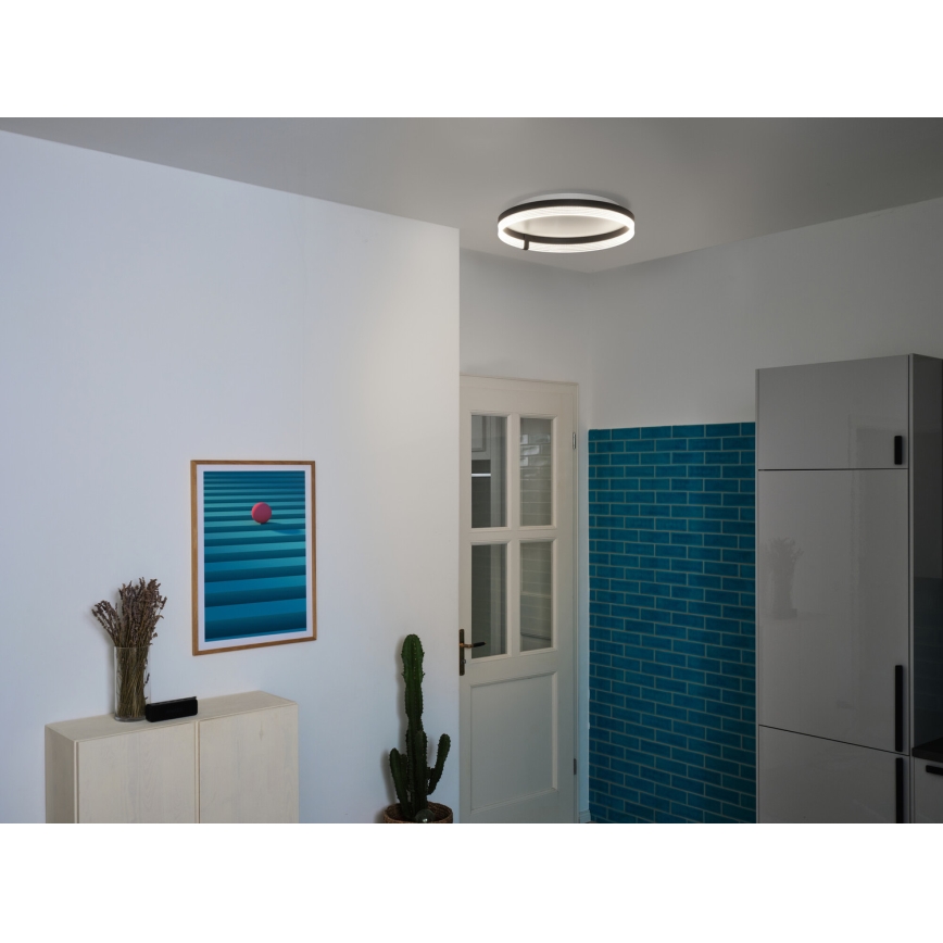 Osram - Φωτιστικό οροφής LED DECOR CIRCLE LED/32W/230V 3000/4000/6500K Ø 50 cm μαύρο/λευκό