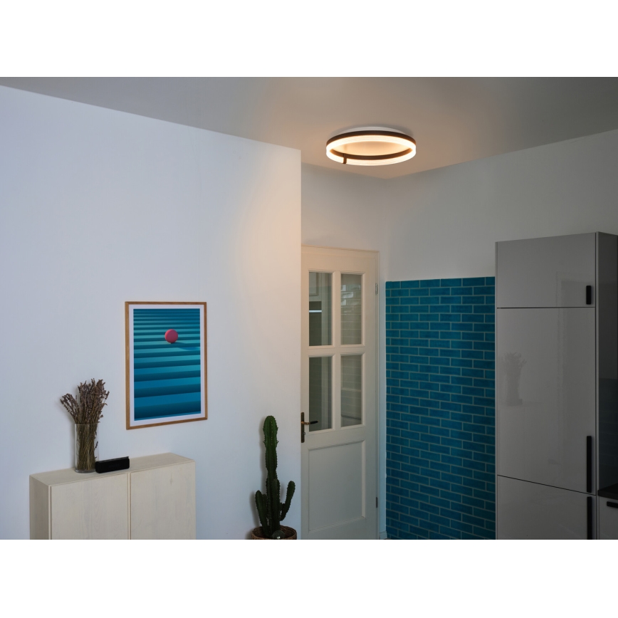 Osram - Φωτιστικό οροφής LED DECOR CIRCLE LED/32W/230V 3000/4000/6500K Ø 50 cm μαύρο/λευκό