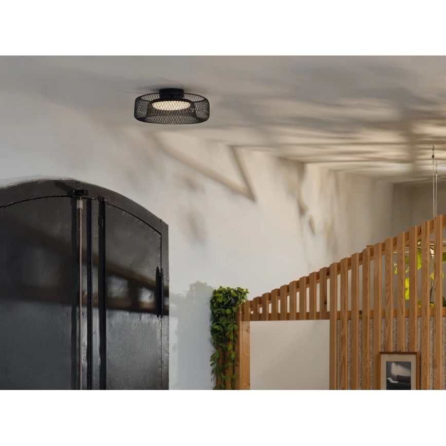 Osram - Φωτιστικό οροφής LED DECOR MESH LED/18,5W/230V διάμ. 30 cm μαύρο