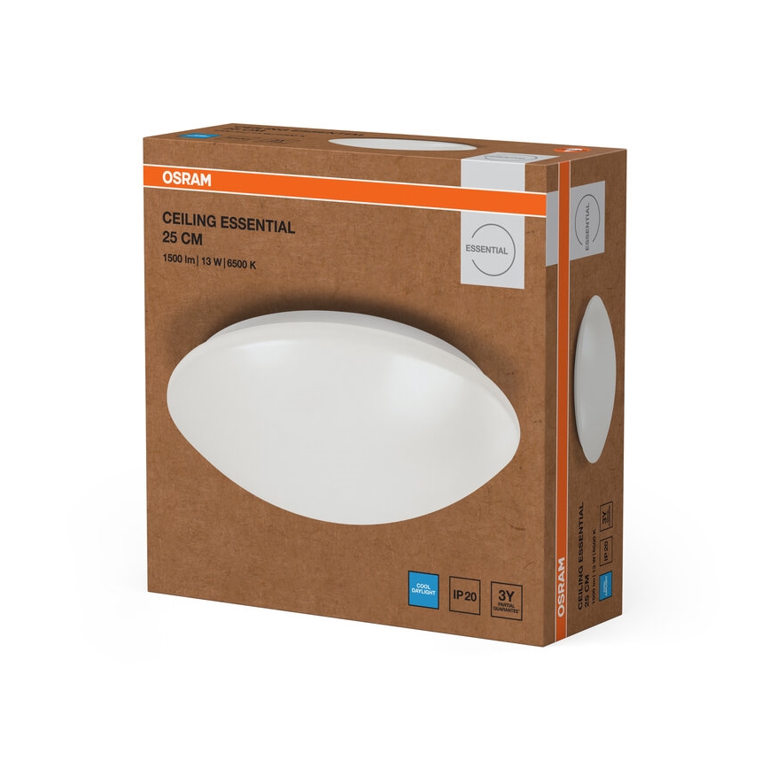 Osram - Φωτιστικό οροφής LED ESSENTIAL LED/13W/230V 6500K διάμ. 25 cm