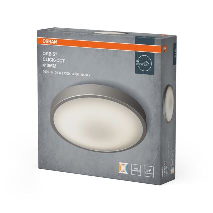 Osram - LED φωτιστικό οροφής ORBIS LED/24W/230V 2700/4000/6500K Ø 41 cm ματ χρώμιο