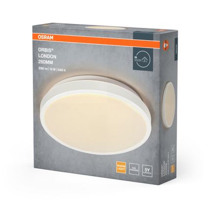 Osram - Φωτιστικό οροφής LED ORBIS LONDON LED/16W/230V Ø 28 cm λευκό