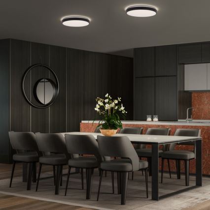 Osram - Φωτιστικό οροφής LED ORBIS LONDON LED/16W/230V, διάμ. 28 εκ., μαύρο