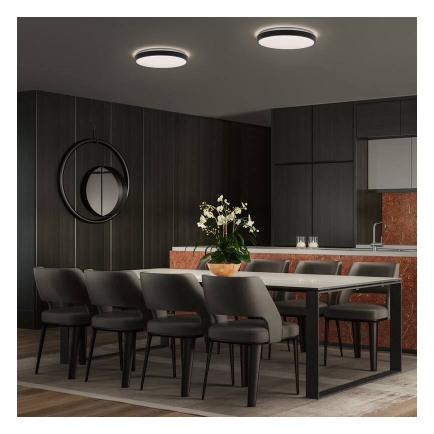 Osram - Φωτιστικό οροφής LED ORBIS LONDON LED/16W/230V, διάμ. 28 εκ., μαύρο