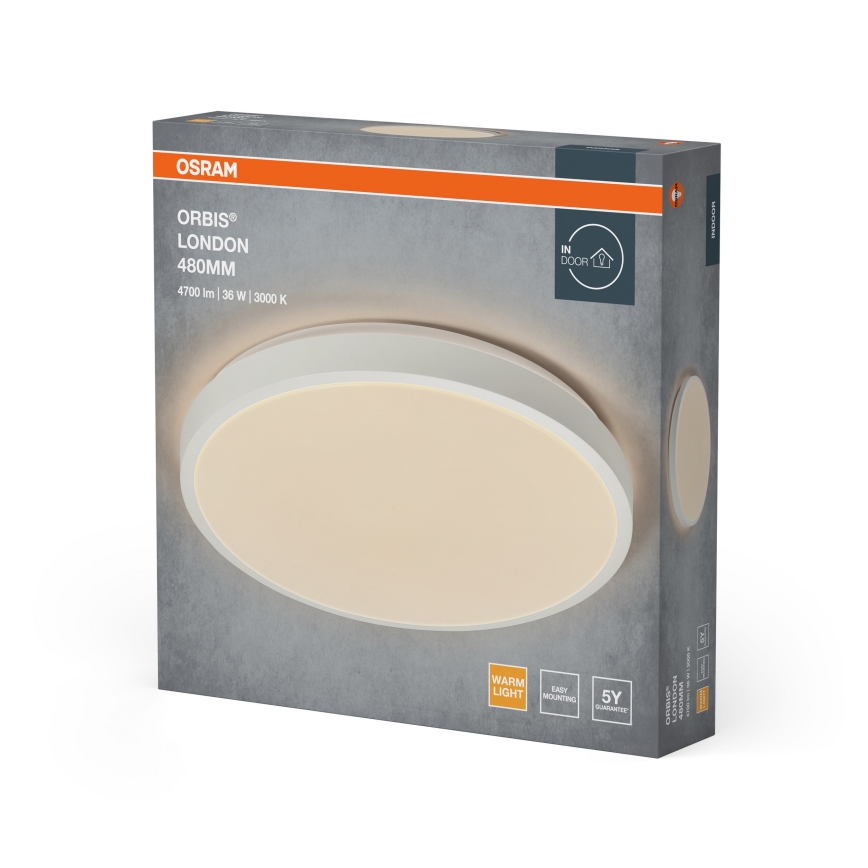 Osram - Φωτιστικό οροφής LED ORBIS LONDON LED/36W/230V Ø 48 cm λευκό