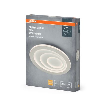 Osram - Φωτιστικό οροφής LED ORBIS SPIRAL LED/37W/230V λευκό