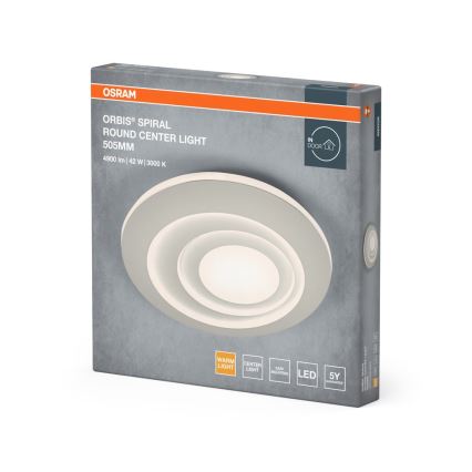 Osram - Φωτιστικό οροφής LED ORBIS SPIRAL LED/42W/230V Ø 50,5 cm, λευκό