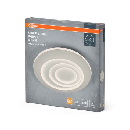 Osram - Φωτιστικό οροφής LED ORBIS SPIRAL LED/42W/230V Ø 50,5 cm